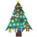 Kids Felt Christmas Tree with Ornaments Xmas Gift DIY Door Wall Hanging Decor